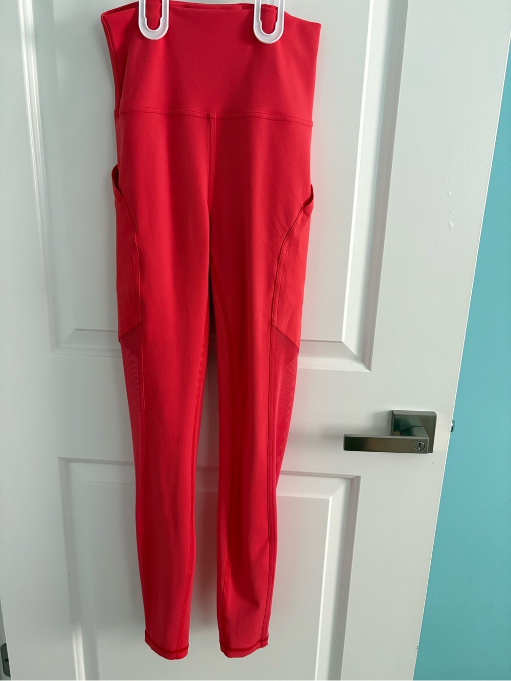 lululemon athletica Red High-Rise Leggings with Side Pockets